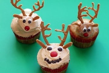How to Make 3 Different Reindeer Cupcakes
