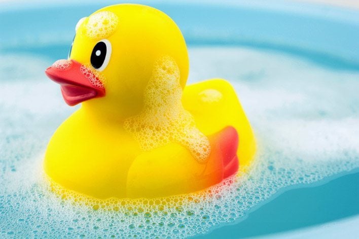 rubber ducky tub