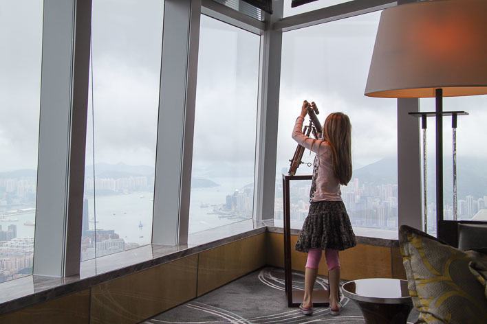 The Ritz Carlton Hong Kong view in West Kowloon