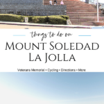 I live on Mount Soledad in La Jolla. Learn about the cross, the Mt. Soledad National Veterans Memorial, things to do nearby, directions, history, and much more.