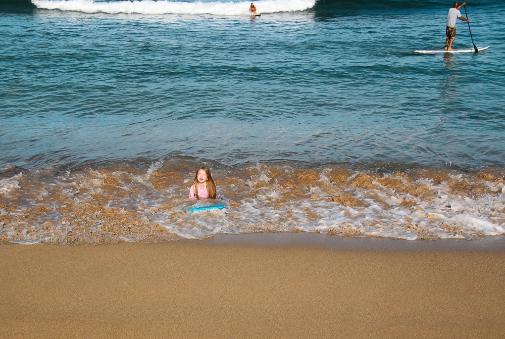 kaanapali alii beach with kids