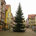 Wertheim Village near the Main River in Germany