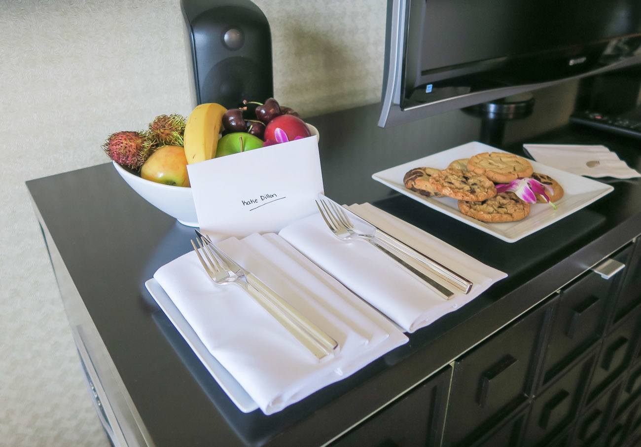 Mandarin Oriental, New York welcome amenities