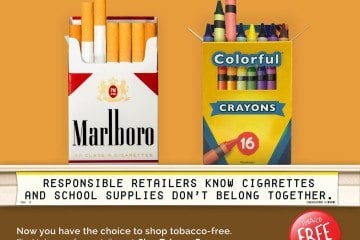 Shop tobacco free for your kids