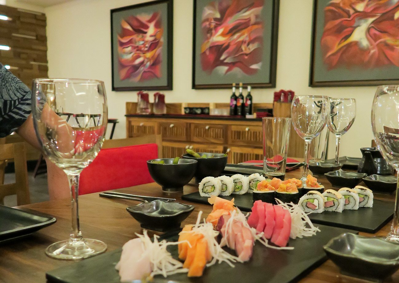 Sushi at Dozo, the Asian restaurant at Hyatt Ziva Los Cabos