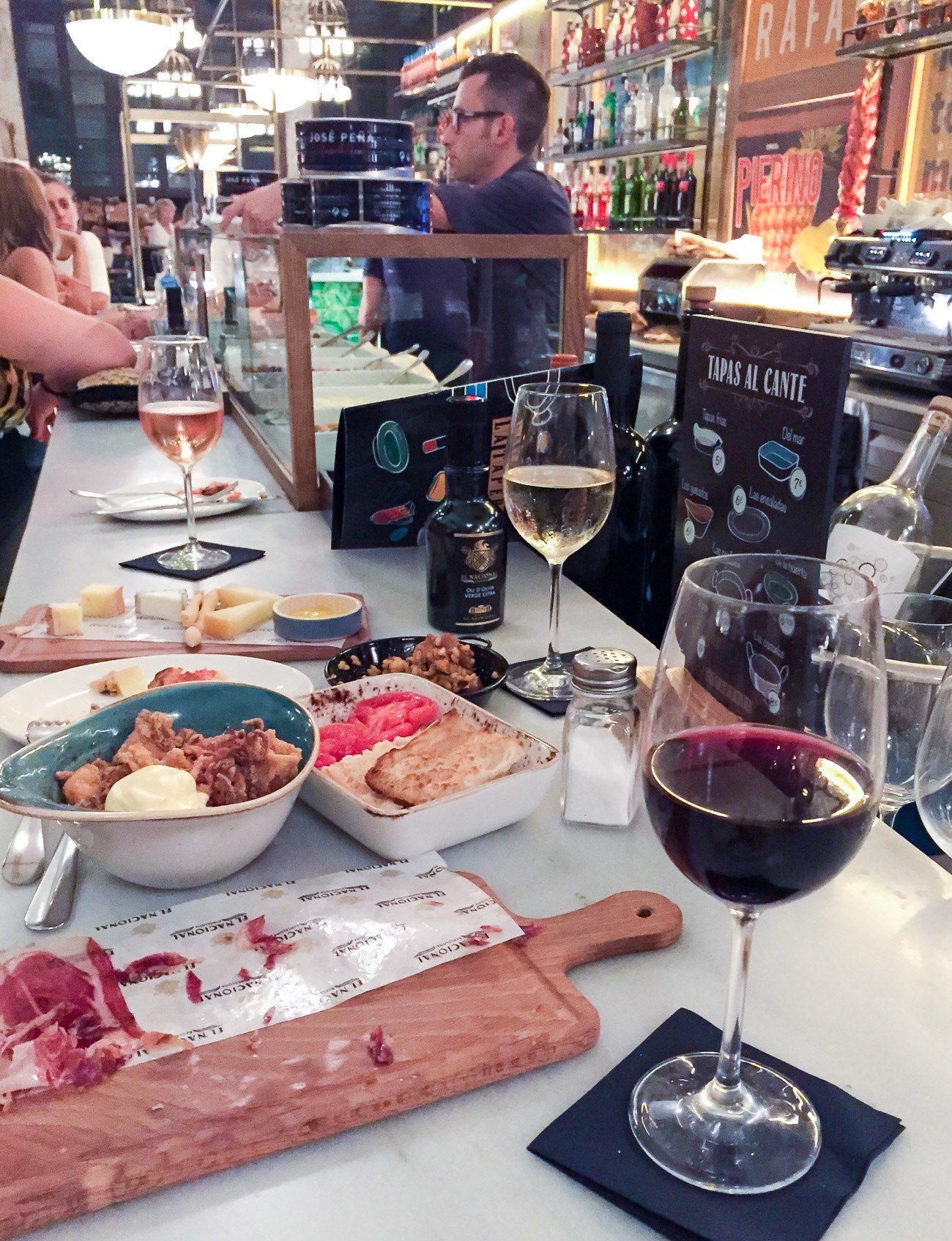 A girlfriend getaway in Barcelona is not complete without much wine and tapas.