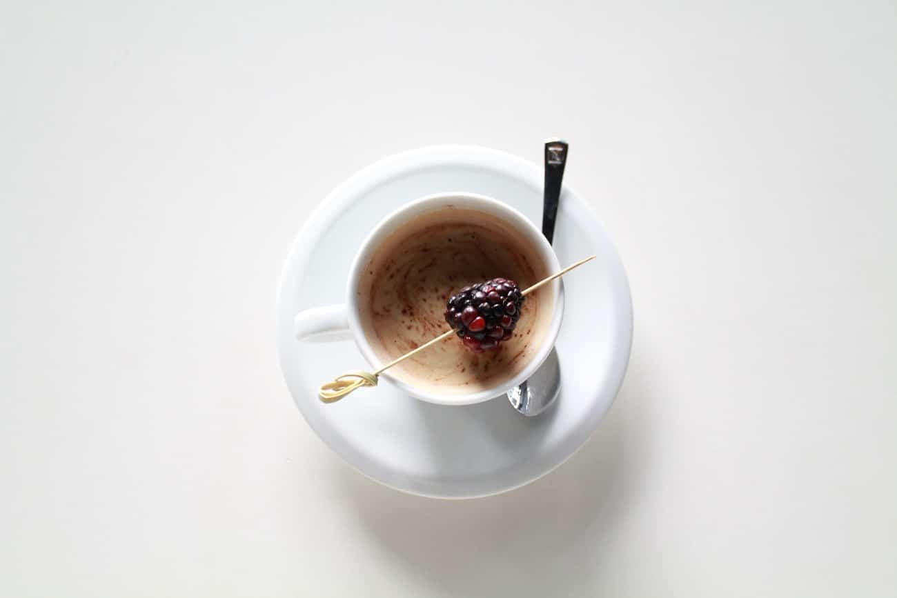 A coffee from the famous Le Parfait Paris cafe, now at Liberty Public Market in San Diego