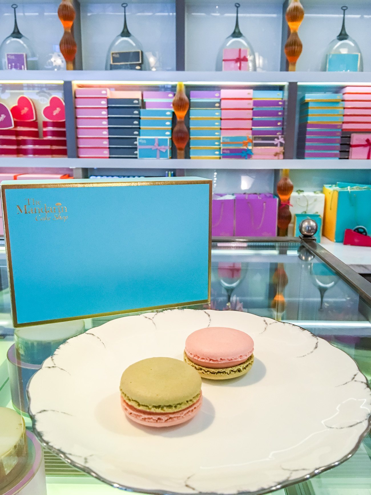 Guava macarons are a must-order at Mandarin Oriental, Taipei's Cake Shop
