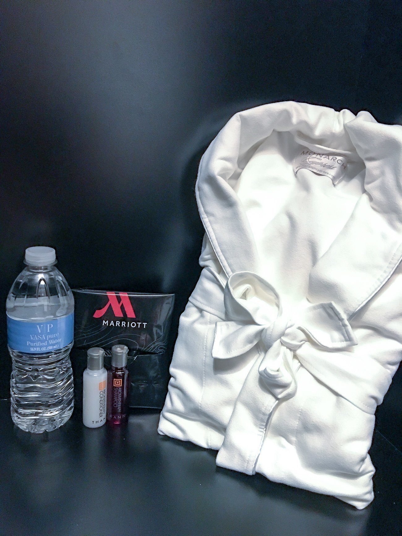 Amenities provided at Spa at Coronado Island at the Marriott.