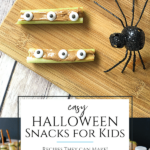 Try these easy recipes for healthy Halloween snacks for kids that they can make themselves and take to school, parties, and play dates.