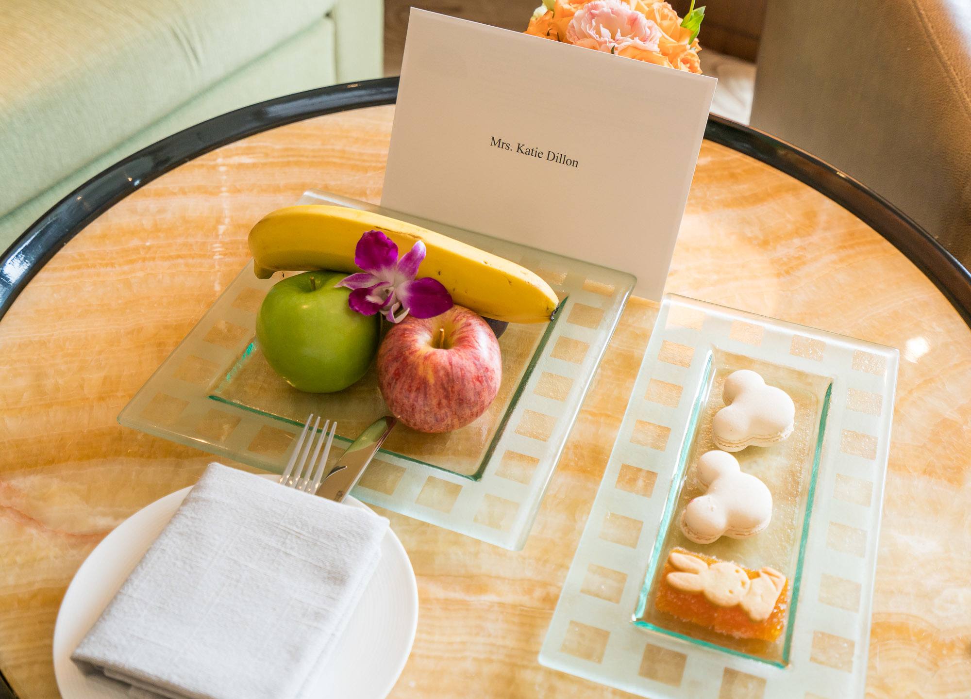 Our welcome amenity at Mandarin Oriental Pudong, Shanghai.
