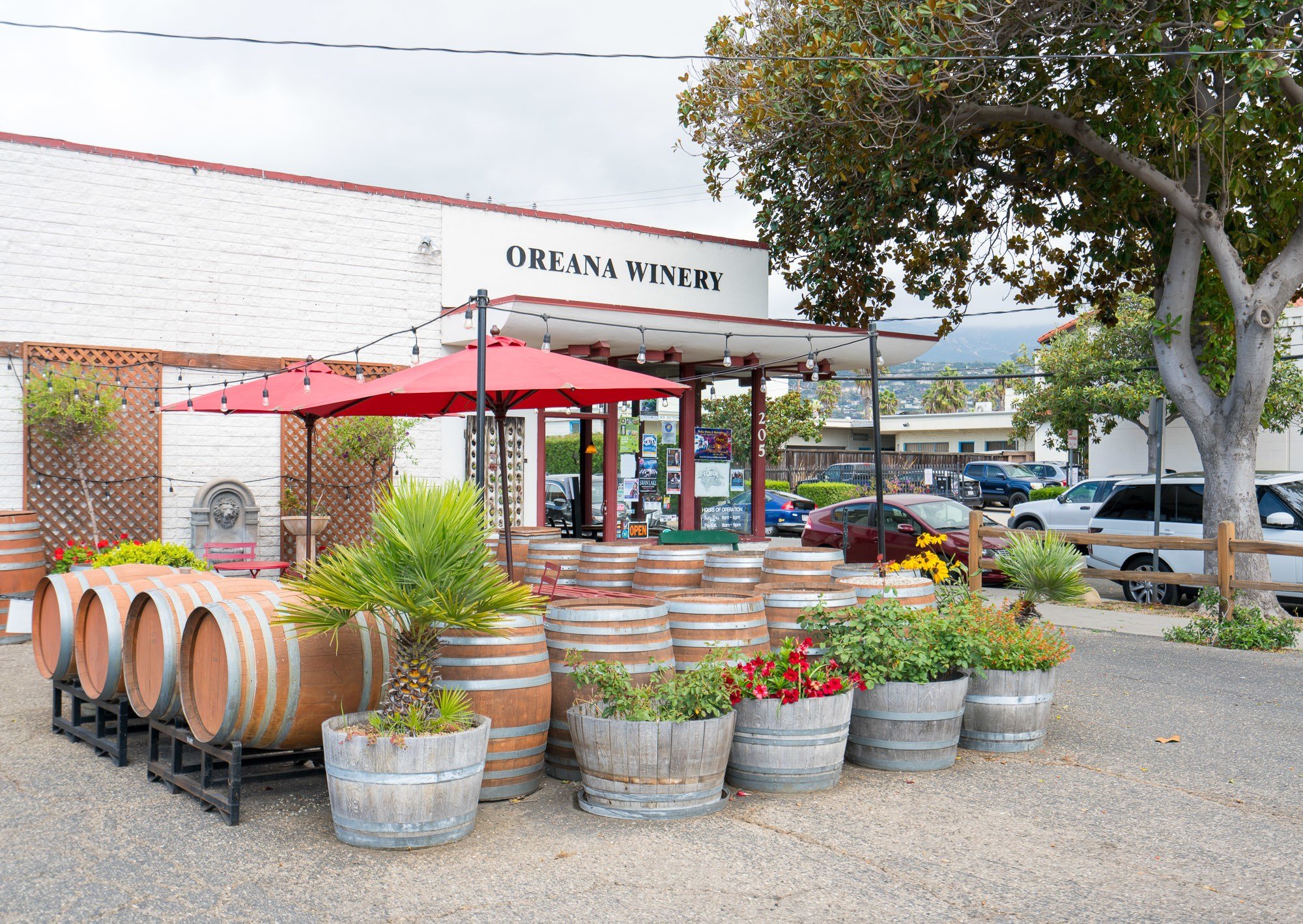 Oreana Winery has a tasting room in Santa Barbara's Funk Zone.