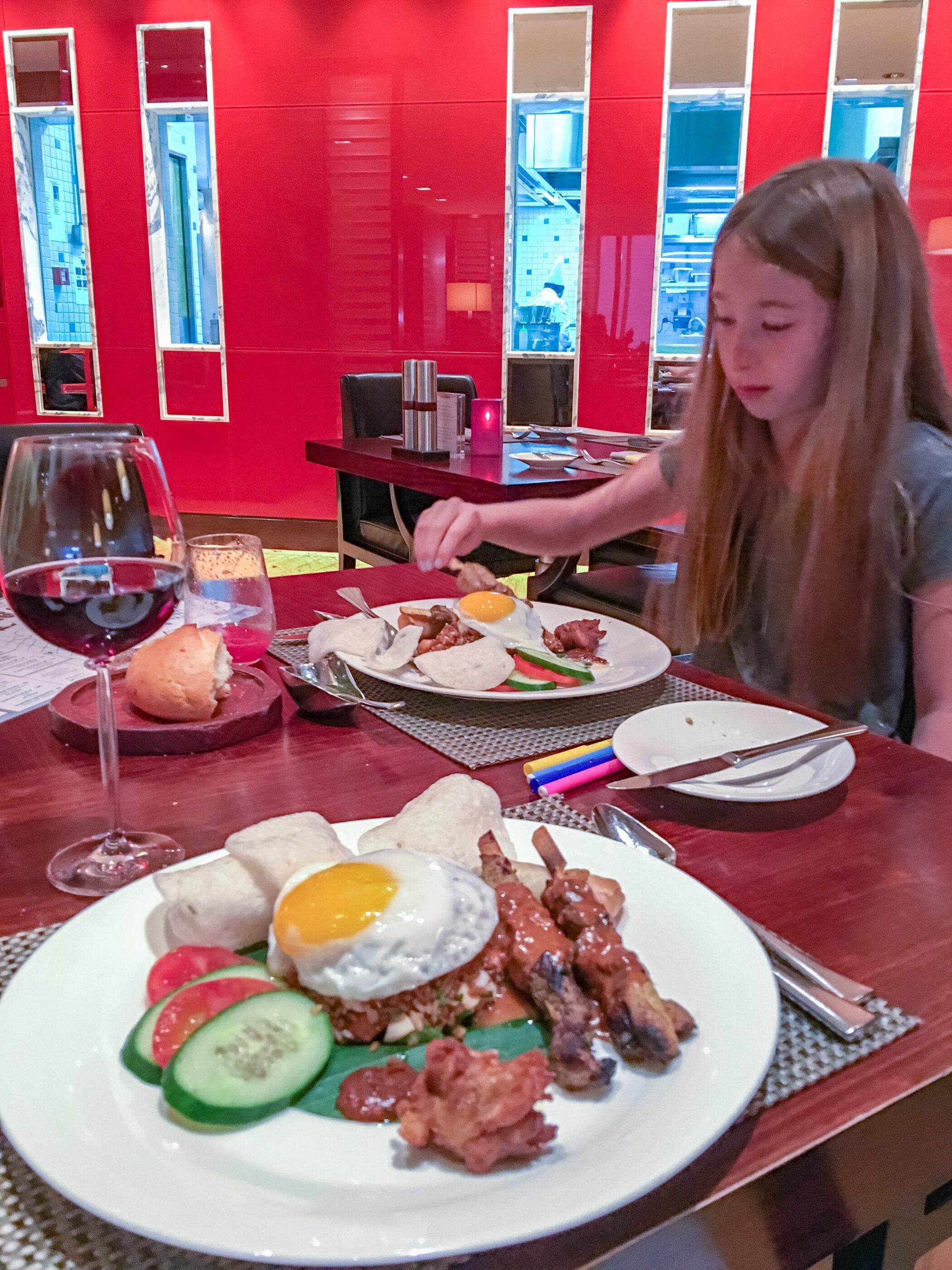 Cafe Causette at Mandarin Oriental, Hong Kong has amazing nasi goreng.