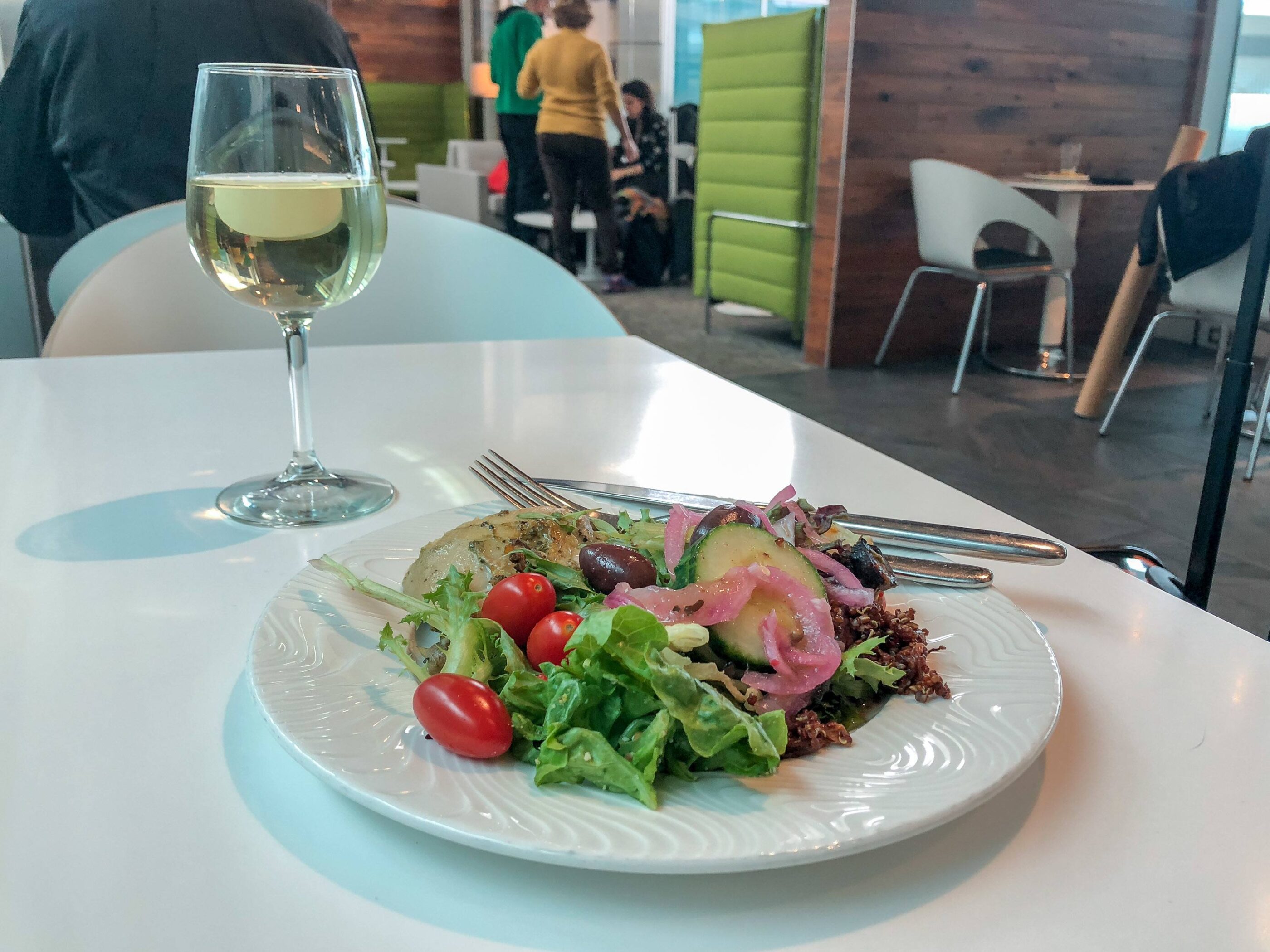A review of the American Express Centurion Lounge DFW airport.