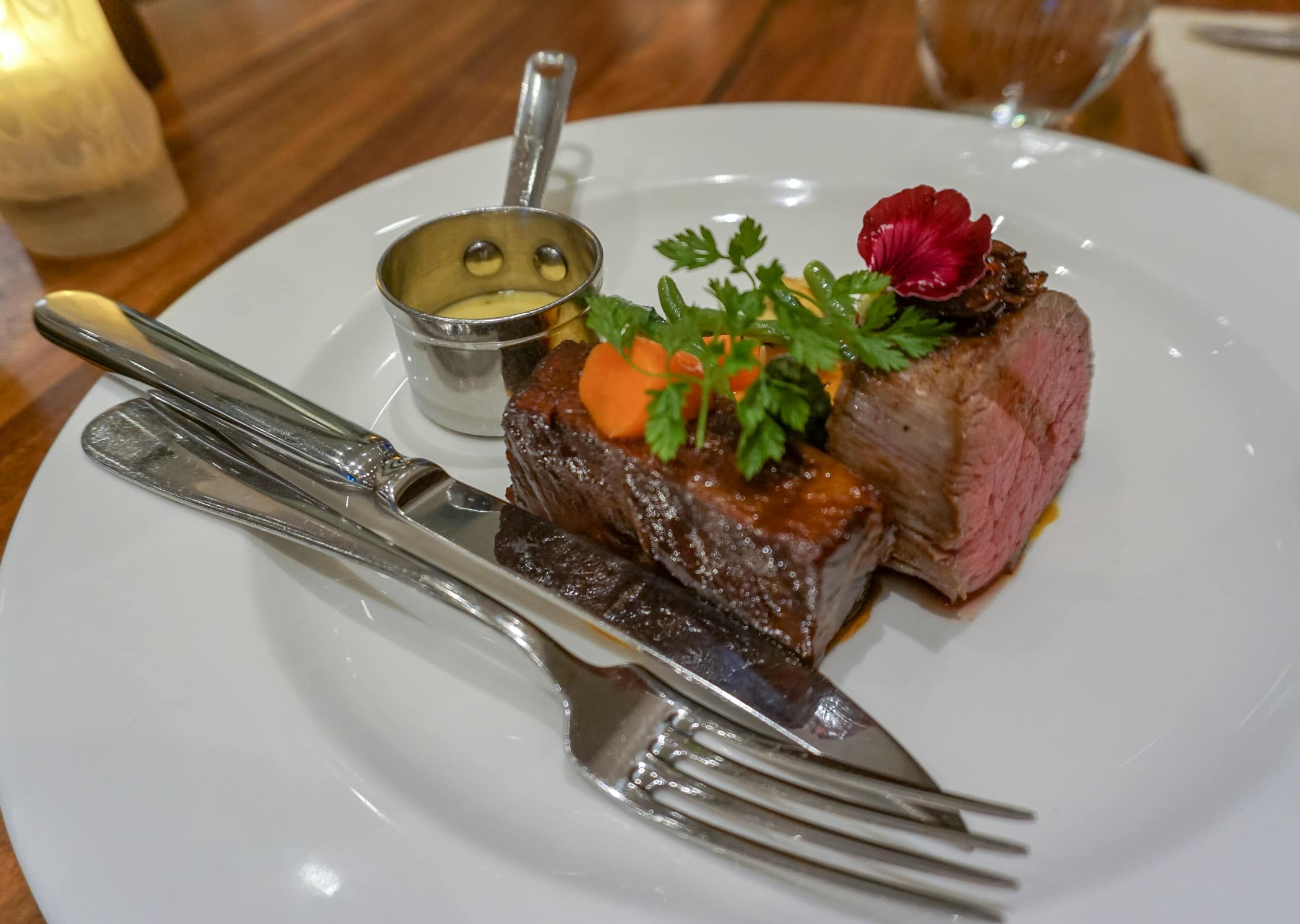 Short ribs at Disney Explorers Lodge