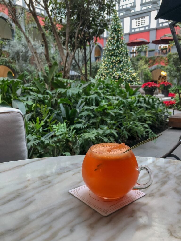 Fifty Mils Peter Rabbit cocktail - Four Seasons Hotel Mexico City, D.F.