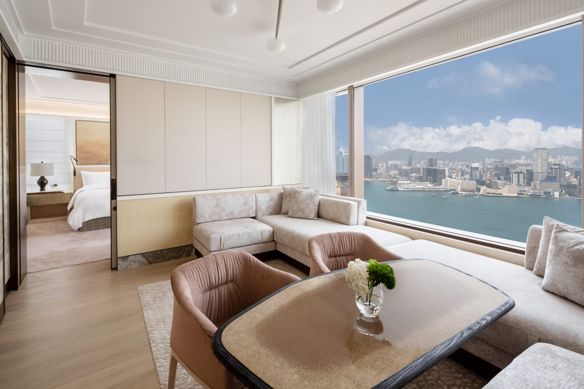 Premier Harbour View Suite - Living Room