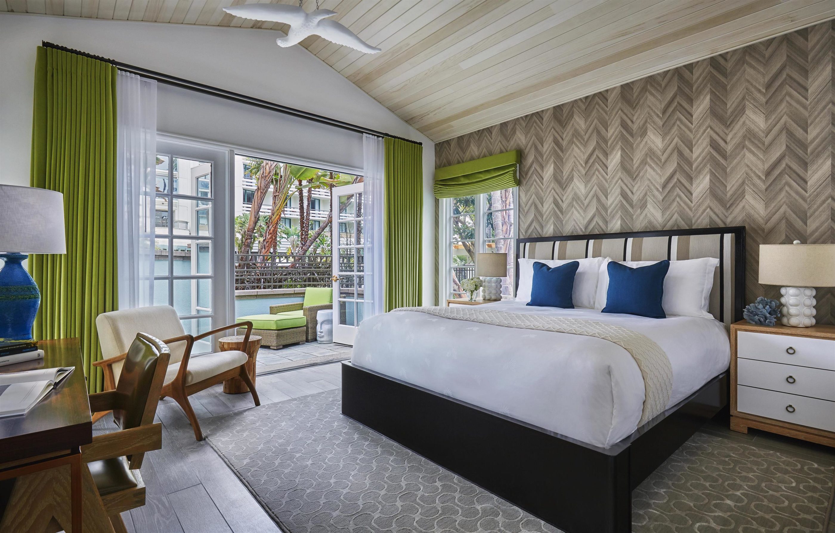 Signature Bungalow room at Fairmont Miramar Hotel and Bungalows in Santa Monica