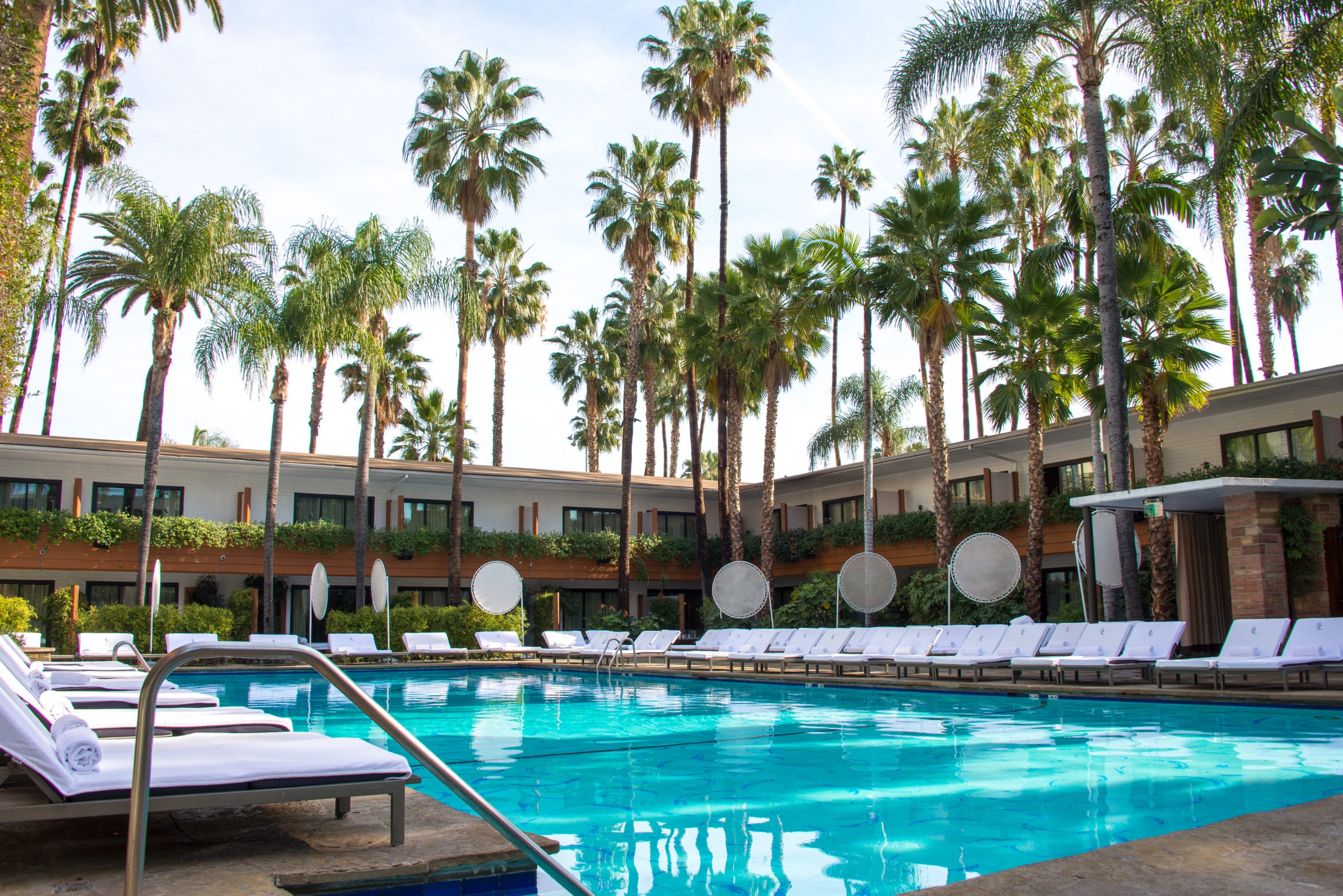 The pool at Hollywood Roosevelt