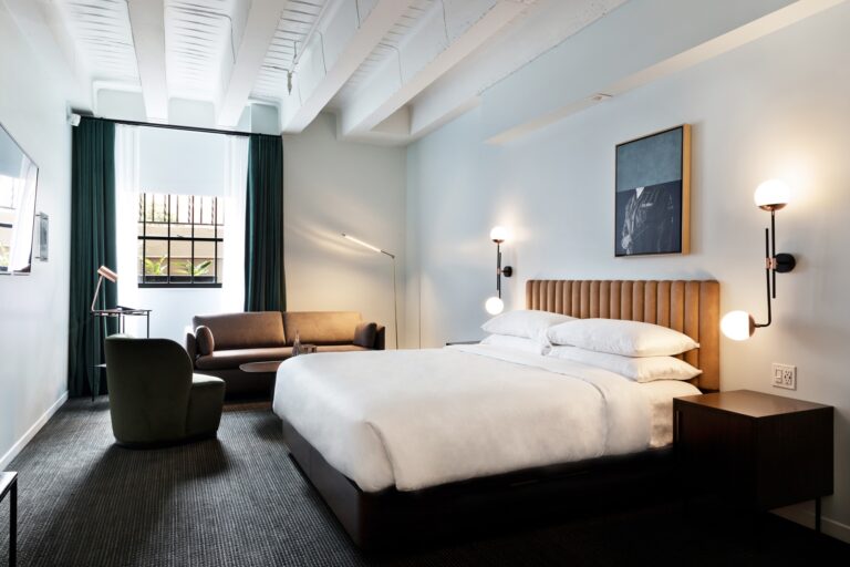 Society King suite at The Guild Hotel, San Diego in downtown.