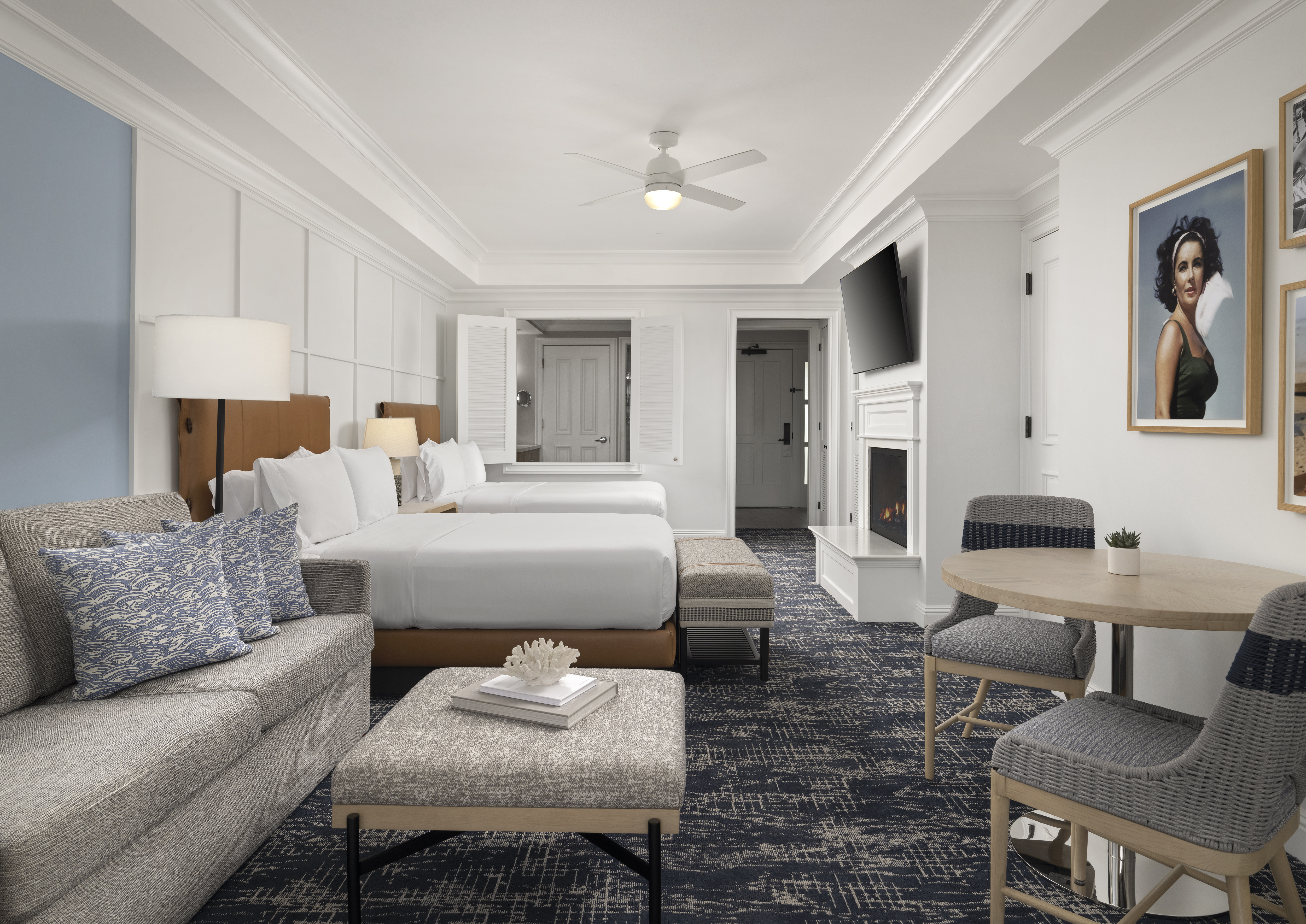 A villa room interior at Beach Village at the Del