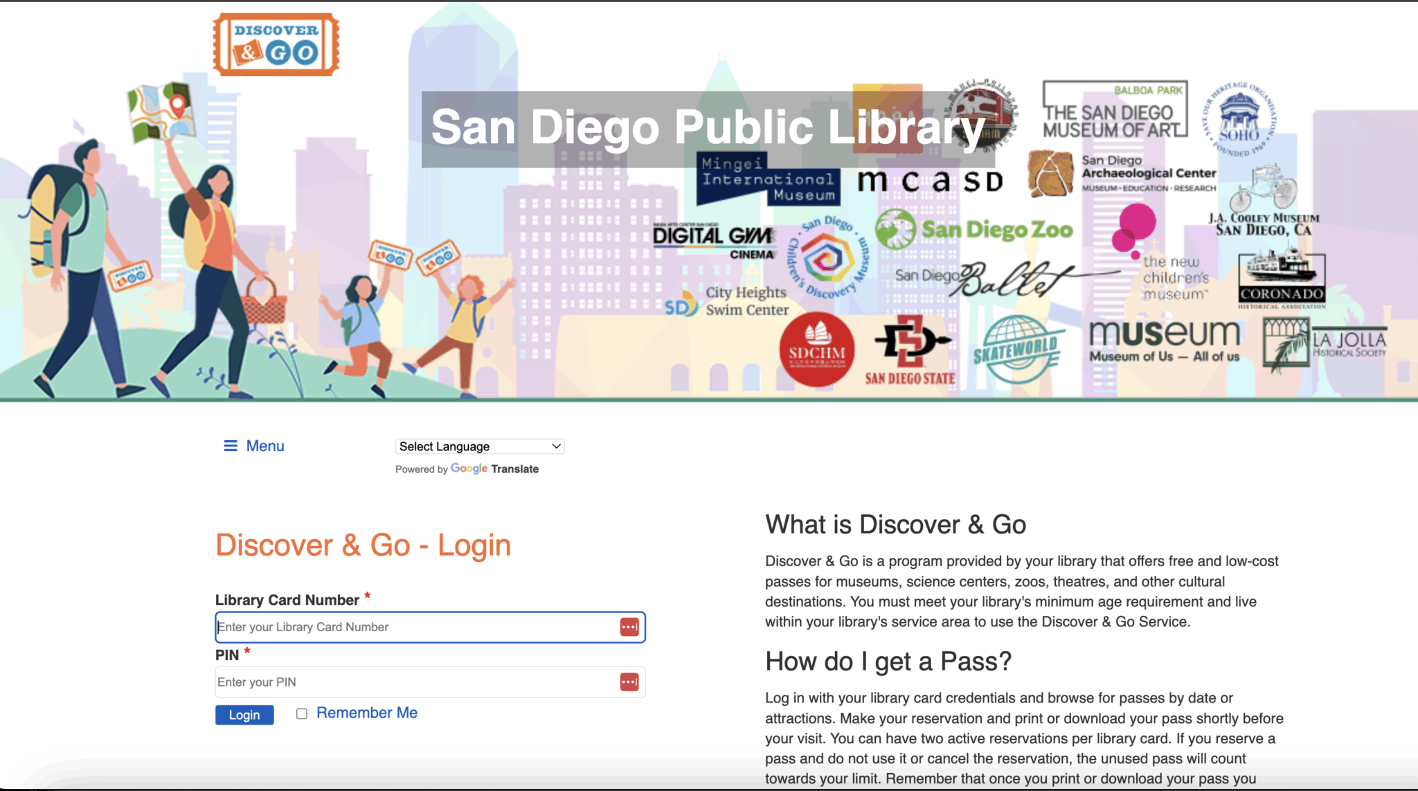 San Diego Discover & Go: FREE Attractions With A Library Card