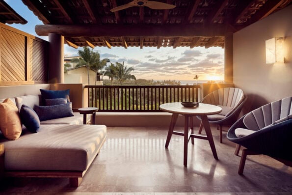 A Garden Casita patio at Four Seasons Punta Mita.