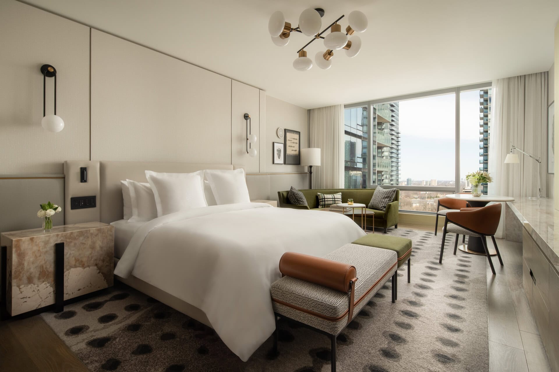 A king room at Four Seasons Hotel Toronto