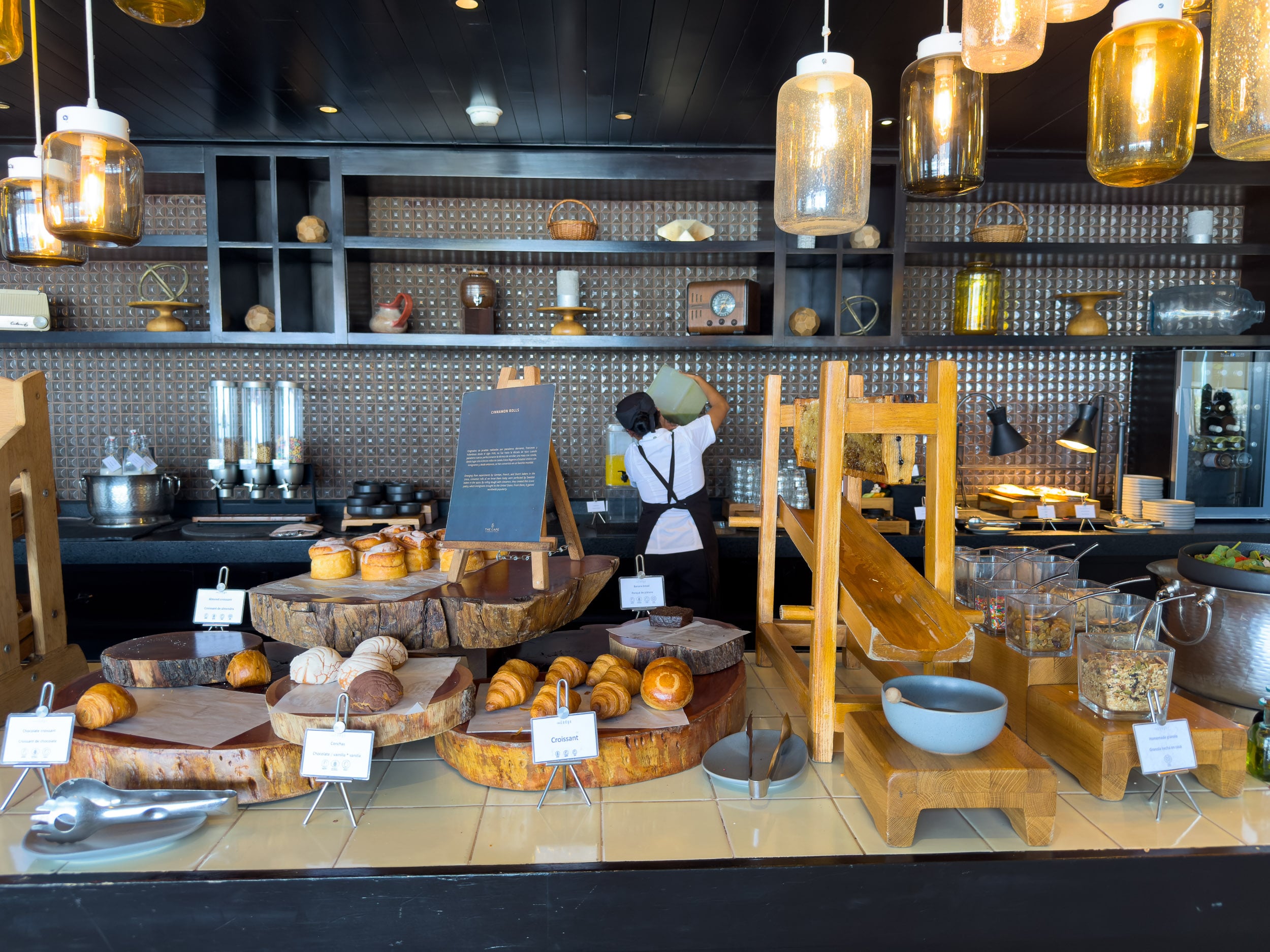 Breakfast buffet with fresh pastries at The Cape, a Thompson Hotel