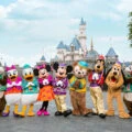Characters in Chinese New Year Costumes at Hong Kong Disneyland
