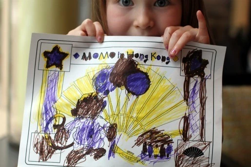 Mandarin Oriental, Hong Kong's Momo the Monkey coloring book.