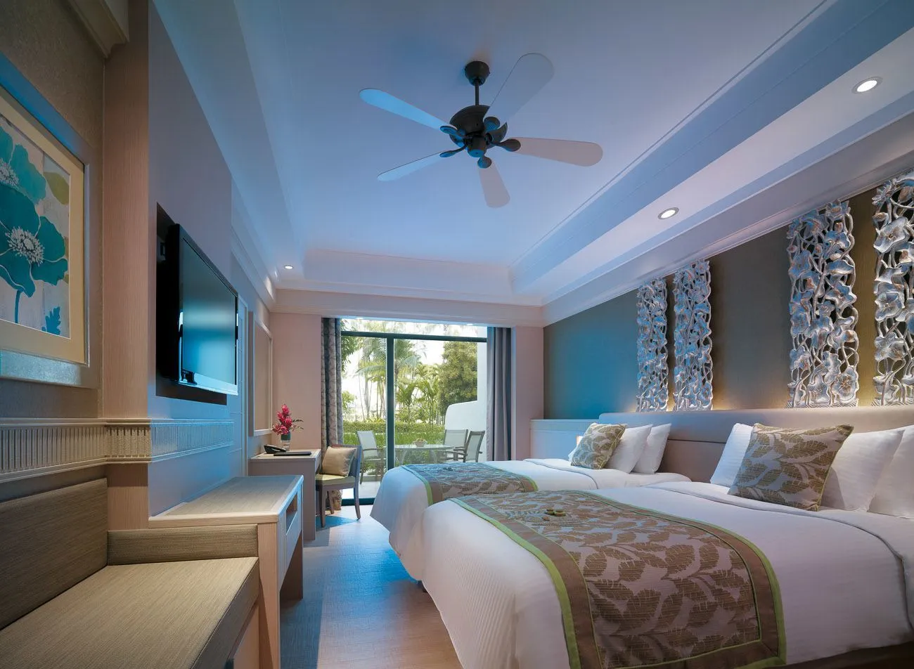 The Garden View Room at Shangri-la Rasa Sentosa