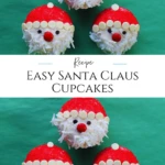 Easy is an understatement--your kids can assemble these Santa Claus cupcakes with no problem.