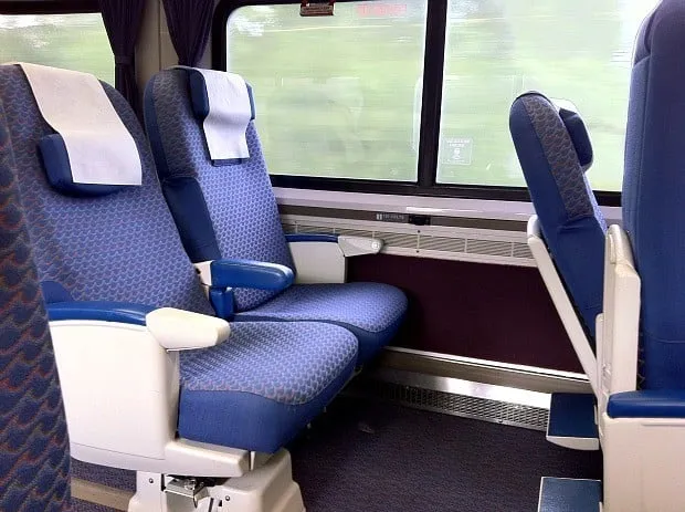 Amtrak Business Class Seats