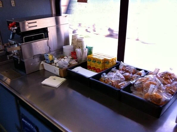 Amtrak Business Class Snacks and Drinks