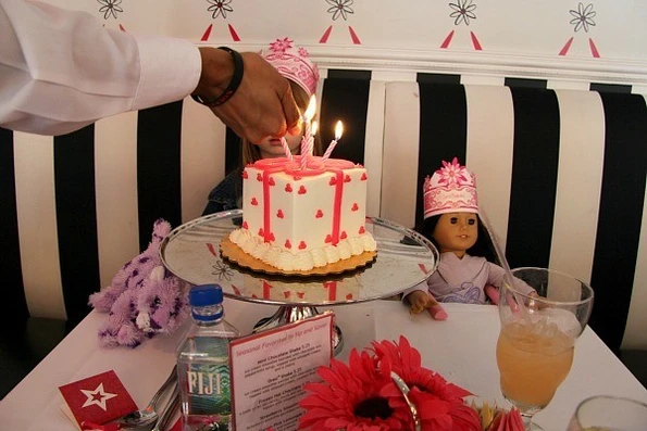 American Girl cafe menu