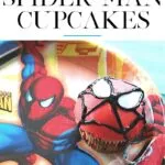 How to make really easy Spider-Man cupcakes that your preschooler can help with.