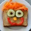 Kids Lunches Happy Sandwich