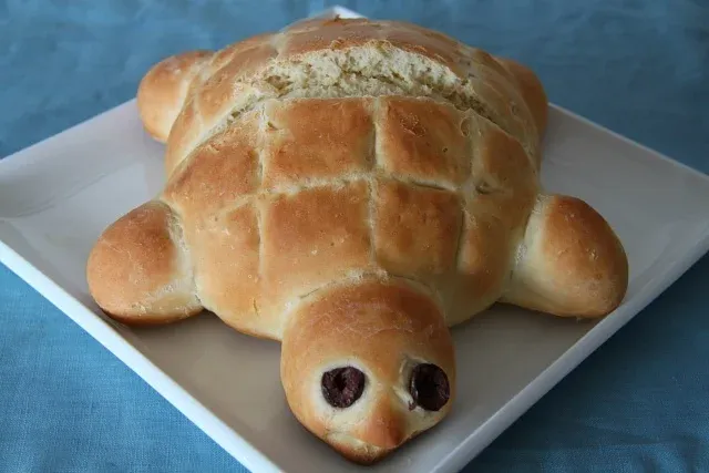 Turtle Bread Recipe - Animals Shaped Like Food