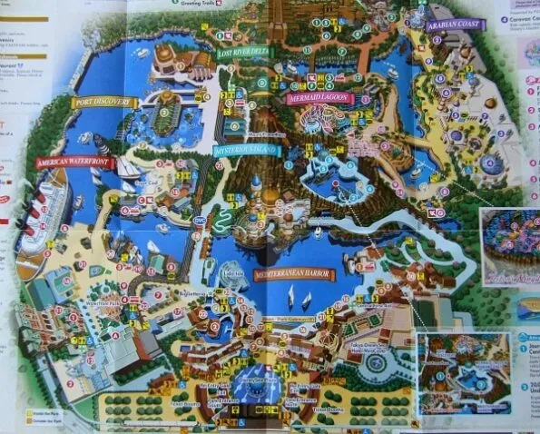 Tokyo DisneySea Map