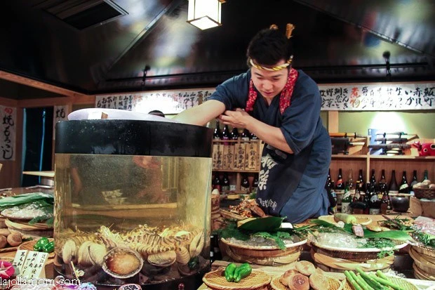 Robataya Roppongi Tokyo Robatayaki Live Fish