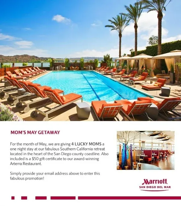 San Diego Marriott Moms May Getaway
