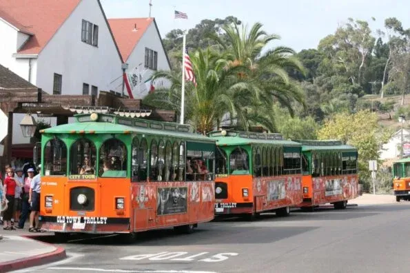With a Hometown Pass, San Diego residents can ride Old Town Trolley Tours complimentary with a paying adult.