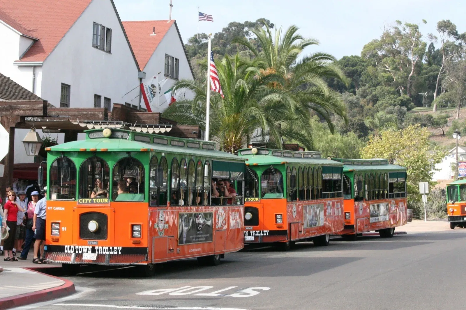 With a Hometown Pass, San Diego residents can ride Old Town Trolley Tours complimentary with a paying adult.