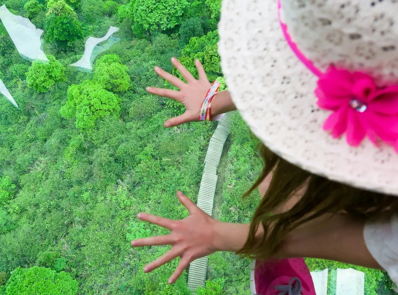 If in Hong Kong with kids, book the glass-bottom cable car at Ngong Ping 360.