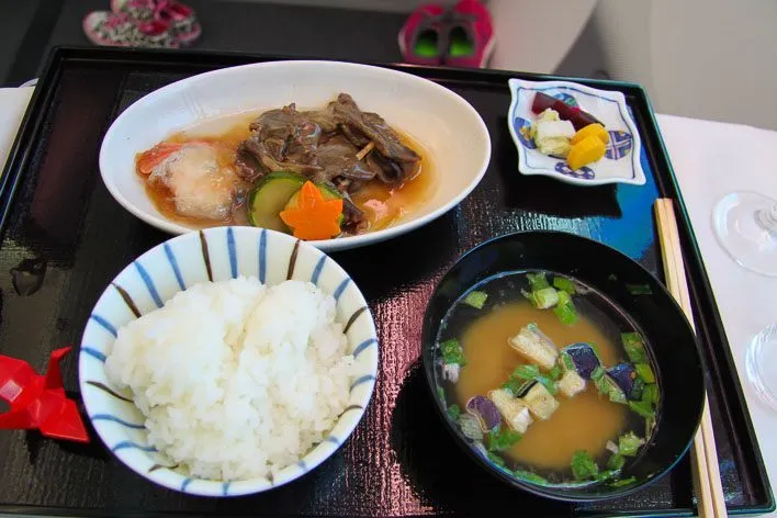 Japan Airlines Dreamliner Executive Class Food - Dainomono