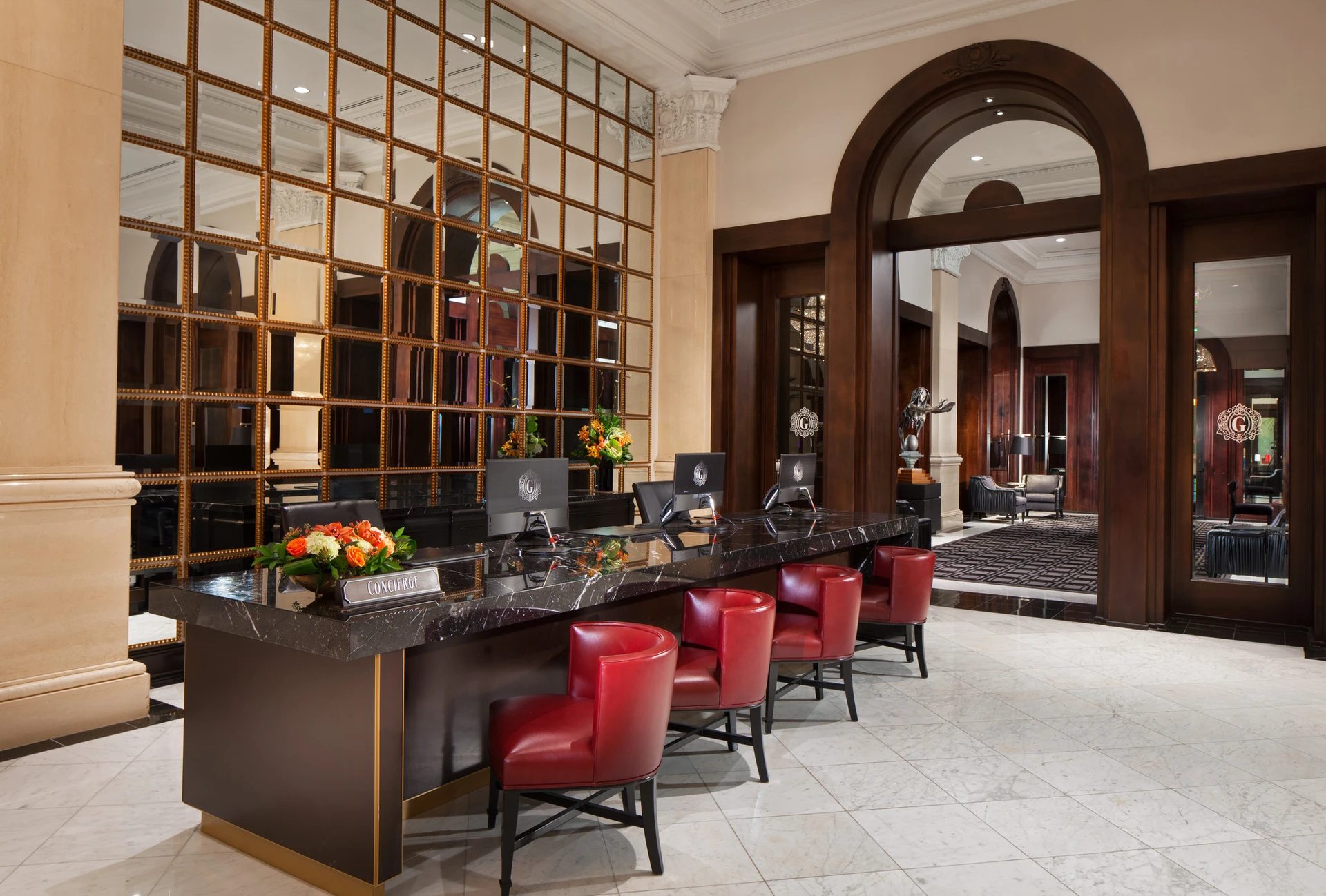 Concierge desk at THE US GRANT, a Luxury Collection Hotel in San Diego