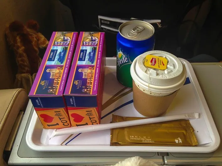 Hong Kong to Macau Taipa Ferry Terminal on Cotai Water Jet - Breakfast Food