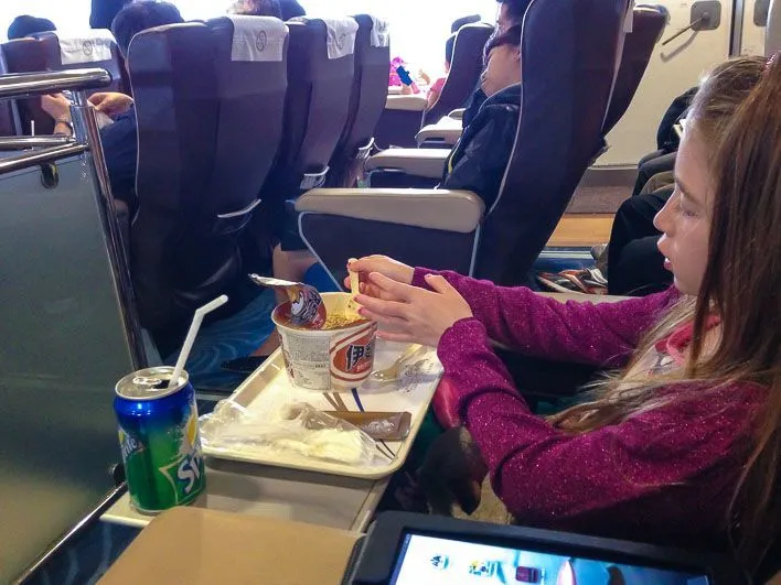 Hong Kong to Macau Taipa Ferry Terminal on Cotai Water Jet - Onboard Food