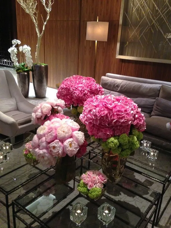 Floral design at Four Seasons Hotel Toronto